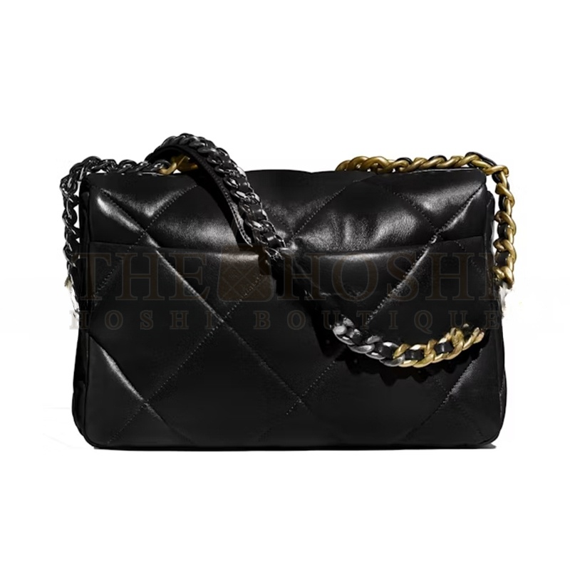 Ch**el 19 BAG LARGE BLACK AS1161 B02875 94305 (30*20*10cm) Master Quality