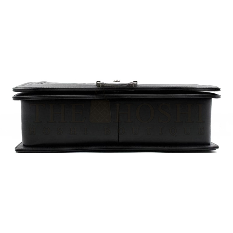 Ch**el CAVIAR LARGE QUILTED BOY FLAP BLACK A92193 Y83338 94305 (28*17.5*7.5cm) Master Quality