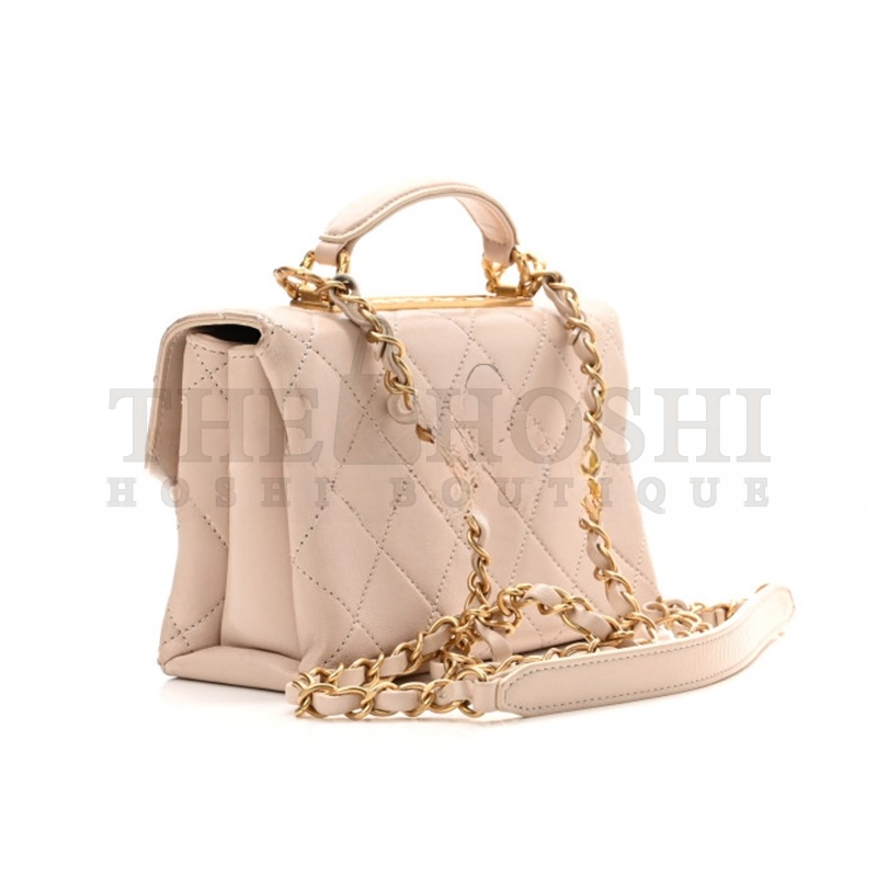 Ch**el MINI TRENDY SPIRIT TOP HANDLE FLAP 1190125 (19*13*8cm) Master Quality