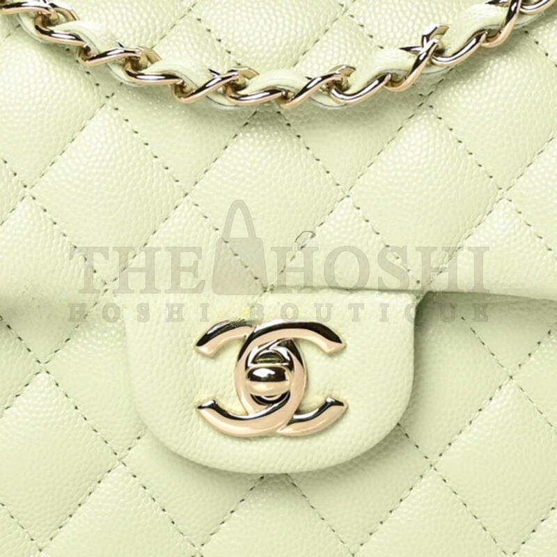 Ch**el CAVIAR QUILTED SMALL DOUBLE FLAP 1152132 (23*14.5*6cm) Master Quality