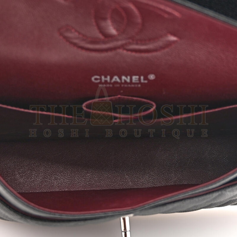 Ch**el CAVIAR QUILTED MEDIUM DOUBLE FLAP 1629635 (25*15*6cm) Master Quality