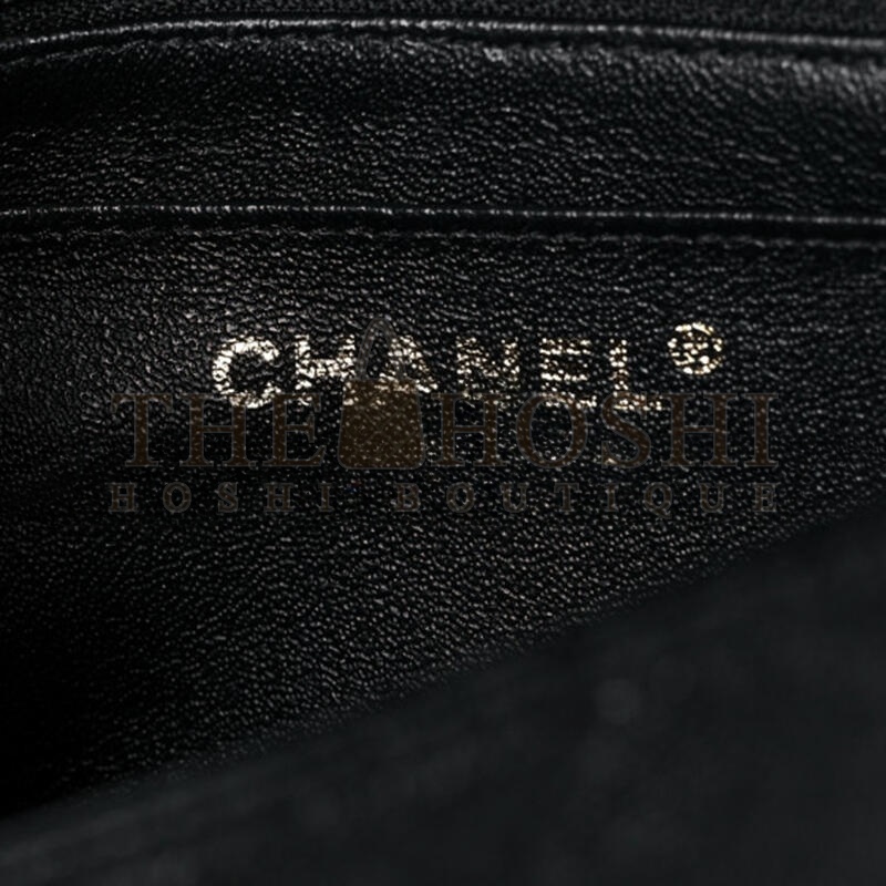 Ch**el CAVIAR QUILTED MINI TOP HANDLE FLAP 1104674 (20*12*7cm) Master Quality