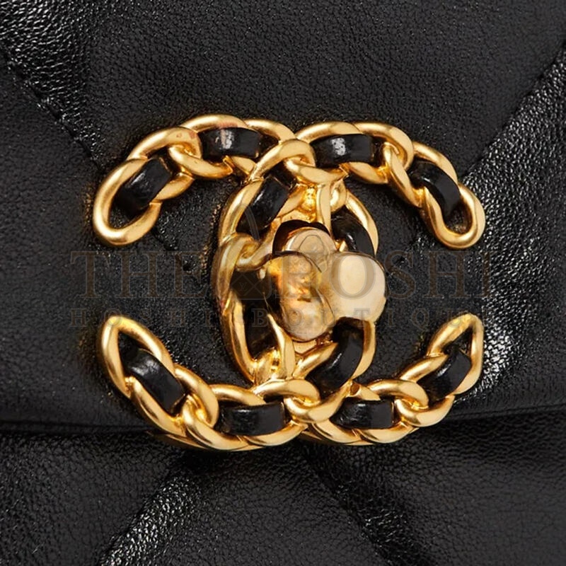 Ch**el GOATSKIN QUILTED MEDIUM 19 FLAP 1139300 (26*16*8cm) Master Quality