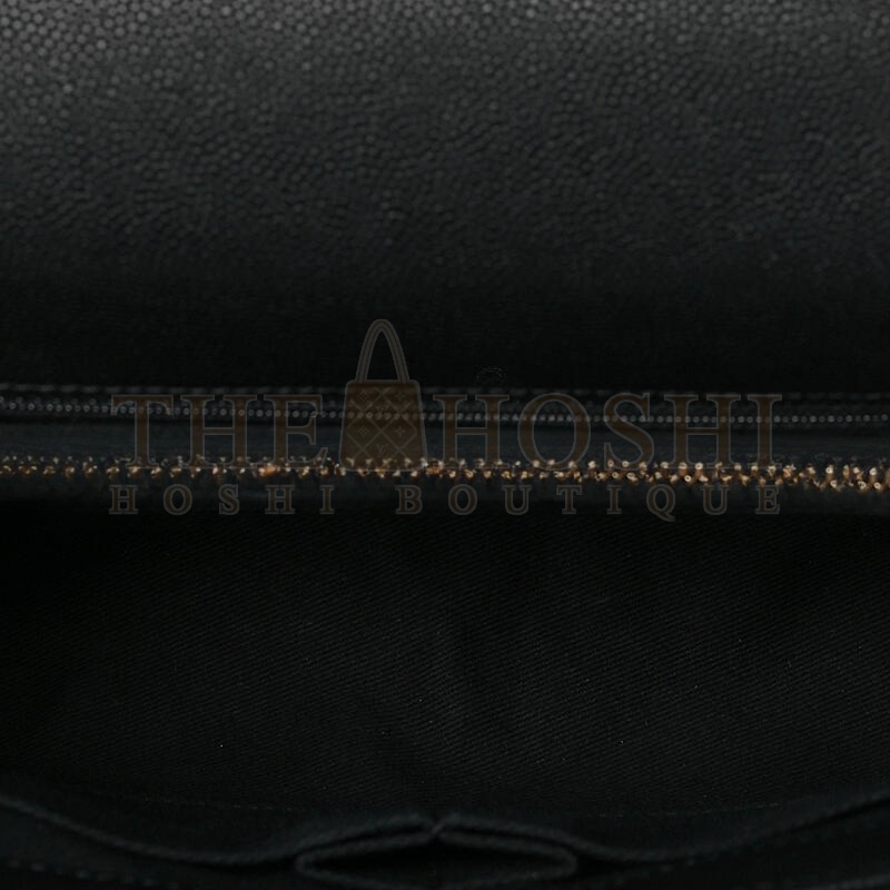 Ch**el CAVIAR LIZARD EMBOSSED QUILTED SMALL COCO HANDLE FLAP 1150942 (29*18*12cm) Master Quality