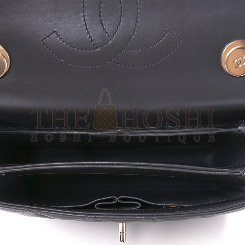 Ch**el SMALL TRENDY CC DUAL HANDLE FLAP 1373449 (25*17*9cm) Master Quality