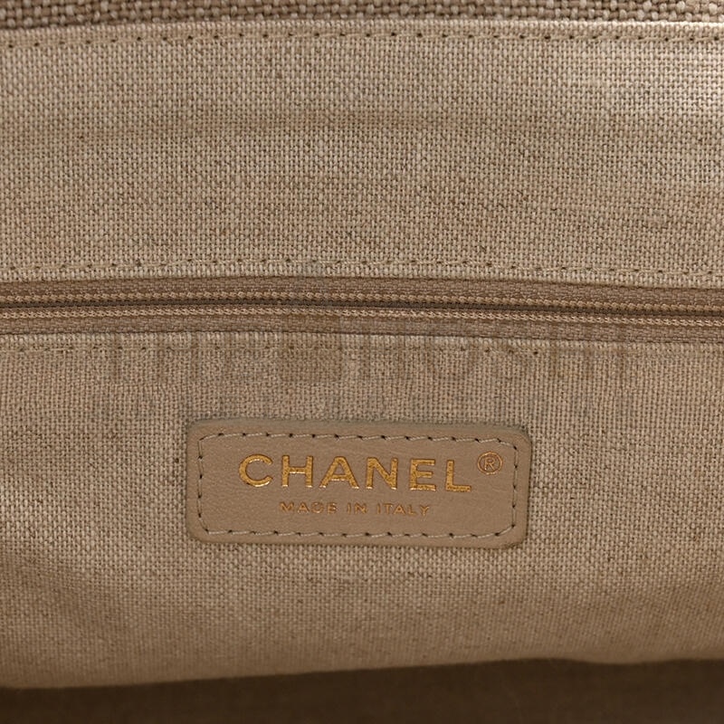 Ch**el MIXED FIBERS MEDIUM DEAUVILLE TOTE 1189087 (38*28*20cm) Master Quality