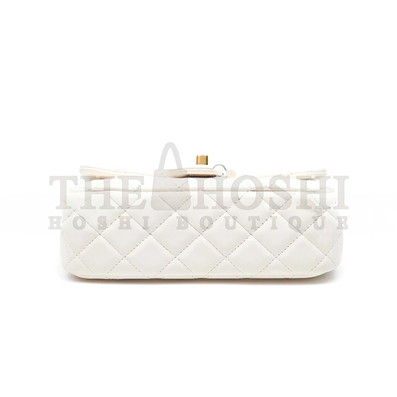 Ch**el MINI PEARL CRUSH QUILTED 163320 (20*11*6cm) Master Quality