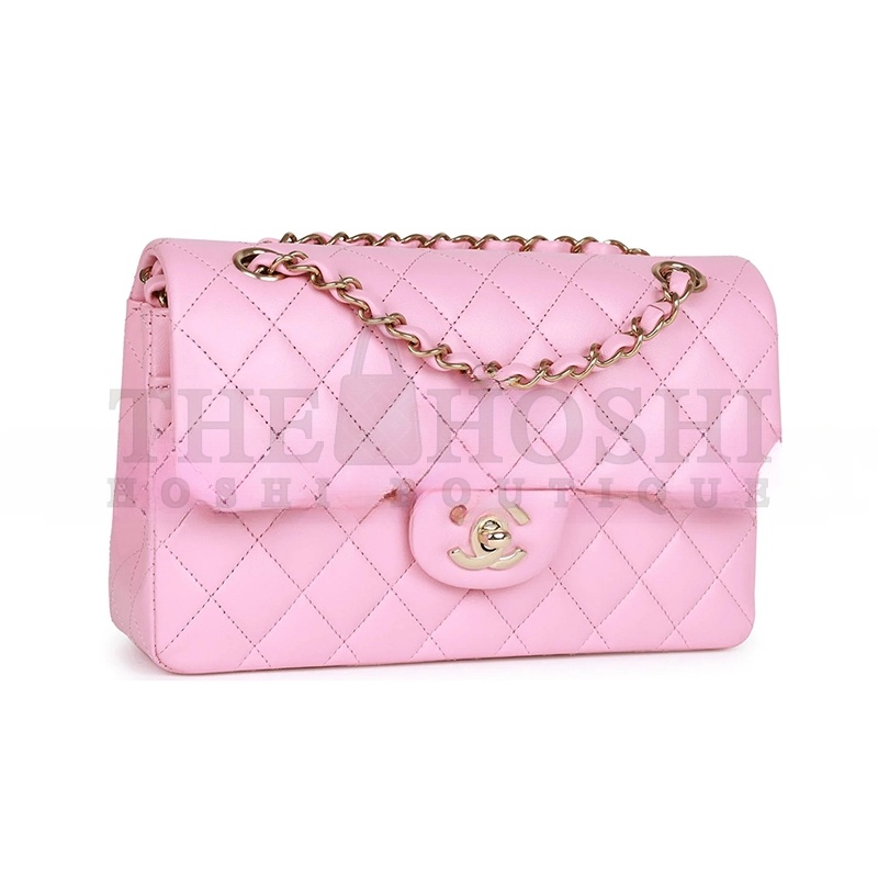 Ch**el SMALL DOUBLE FLAP 1204413 (23*13*6cm) Master Quality