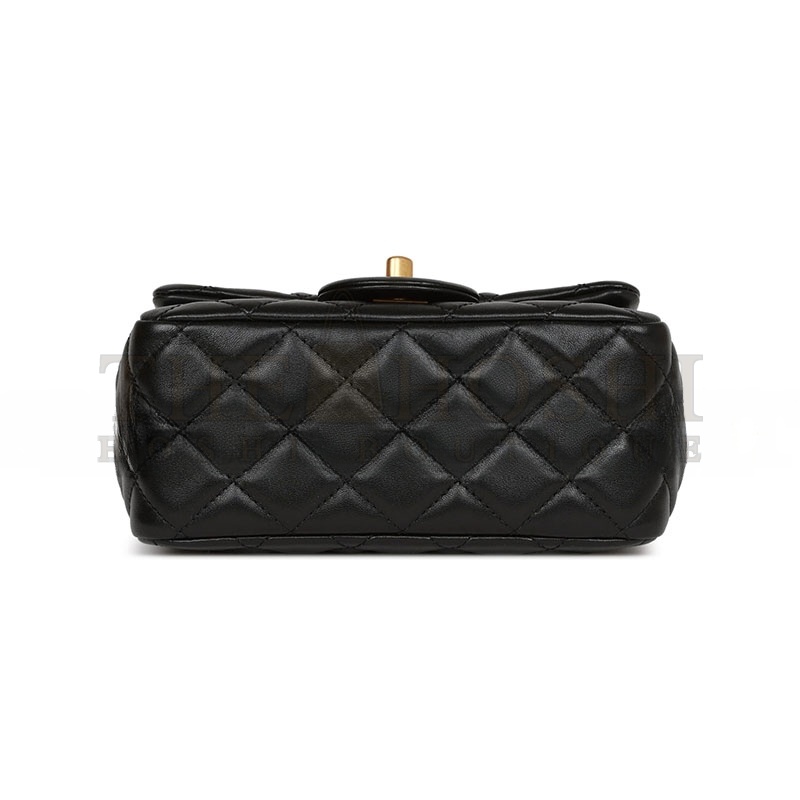 Ch**el PEARL CRUSH MINI SQUARE FLAP BAG 1400125 (17*14*8cm) Master Quality