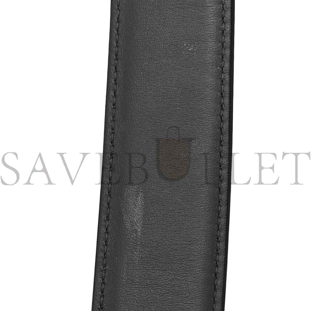 F**di VITELLO SETA CHENILLE FF MINI PEEKABOO ICONIC SATCHEL ANTHRACITE ASFALTO (23*17*11cm) Master Quality