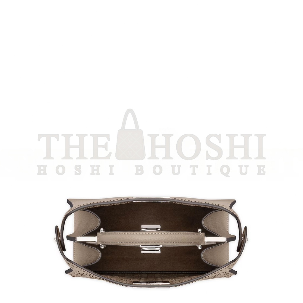 F**di PEEKABOO ISEEU BROWN BRAIDED LEATHER BAG 8BN327ANX8F1C6L (33*25*13cm) Master Quality