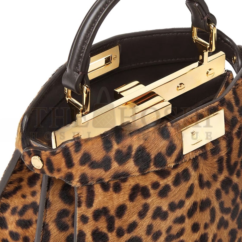 F**di PEEKABOO ISEEU PETITE PRINTED CAVALLINO CALFSKIN BAG 8BN335AYD4F0A6E (20*15.5*11cm) Master Quality