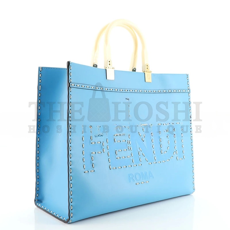 F**di SUNSHINE SHOPPER TOTE LEATHER MEDIUM 8BH386AFL5 (36*30*15cm) Master Quality