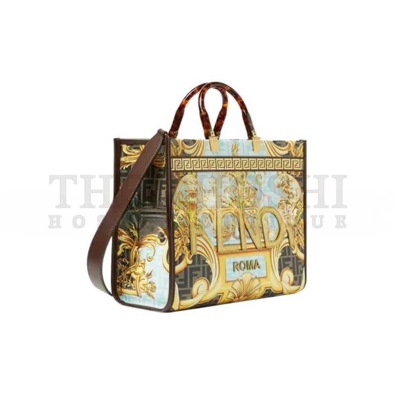 F**di VERSACE X F**di FENDACE SUNSHINE SHOPPER TOTE 751A046375B02F (35*31*17m) Master Quality