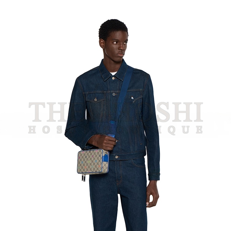 Gvc*1 GG MULTICOLOR SMALL BAG 841873 (22.5*14*7.5cm) Master Quality