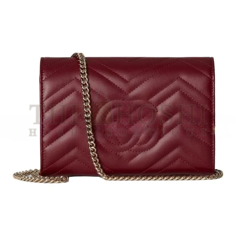 Gvc*1 GG MARMONT LEATHER TOTE BAG 779727 (26.5*18.5*12.5cm) Master Quality