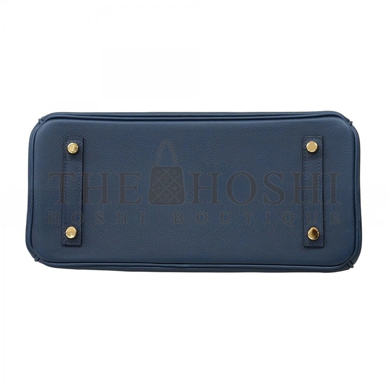 H**me5 BIRKIN 29 EVERCOLOR SHOULDER BAG BLUE INDIGO (29*18*14cm) Master Quality