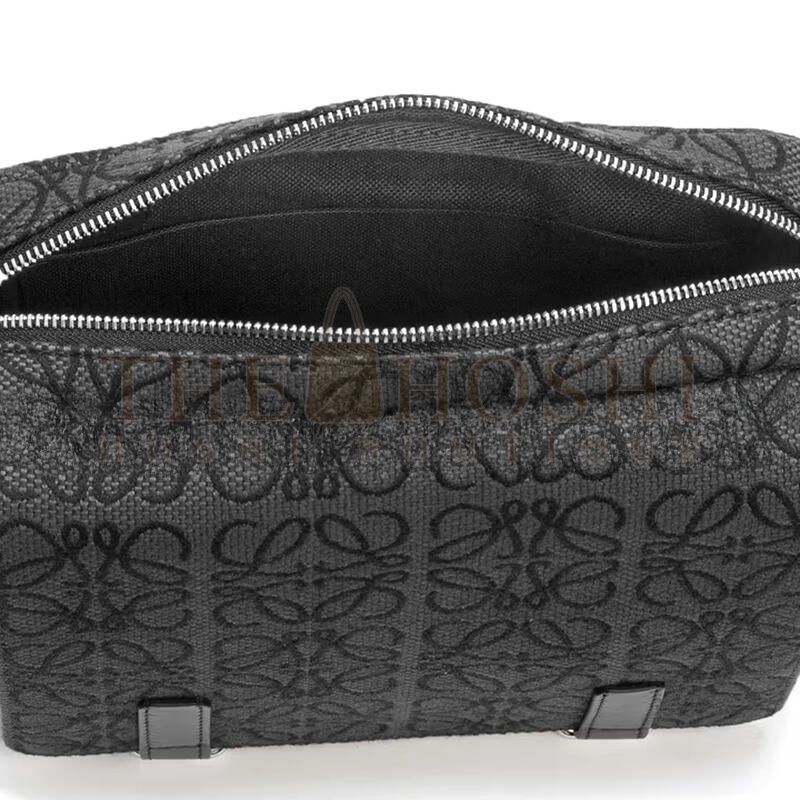 L0ew* MILITARY XS ANAGRAM IN SOFT CALFSKIN AND JACQUARD B553A72X16-1268 (23*18*9cm) Master Quality