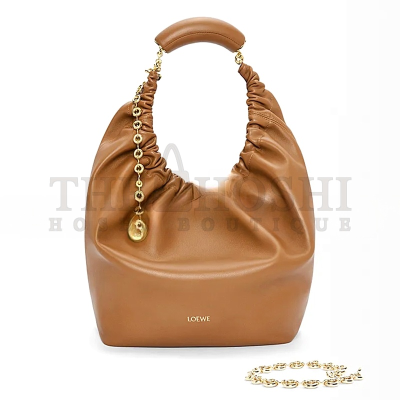 L0ew* MEDIUM SOFT NAPPA SHEEP LEATHER SQUEEZE BAG A914Q37X01-01(34*33*13.5cm) Master Quality