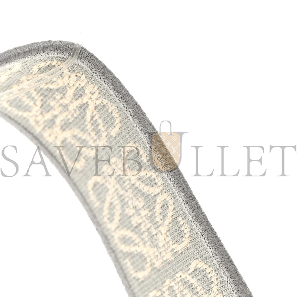 L0ew* SATIN CALFSKIN JACQUARD LUNA BAG PEARL GREY (26*22*8cm) Master Quality