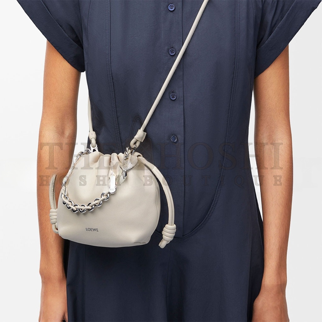 L0ew* MINI FLAMENCO PURSE BAG IN MELLOW NAPPA LAMBSKIN 0011091733 (23*17*5.5cm) Master Quality