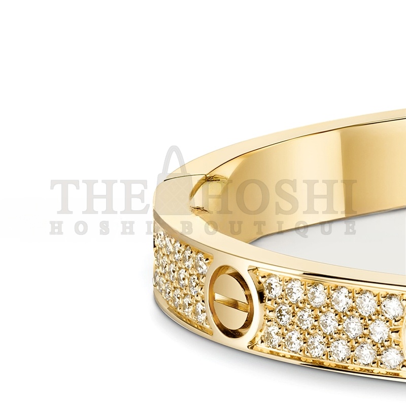 Ca*t1er LOVE BRACELET MEDIUM MODEL PAVED N6736817 Master Quality