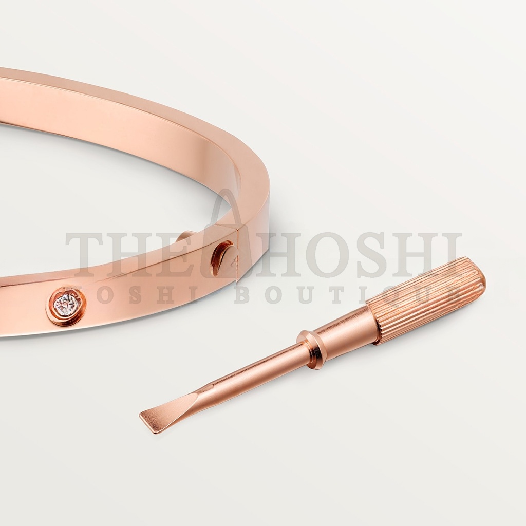 Ca*t1er  LOVE BRACELET, SMALL MODEL, 10 D1am0ndS  B6047917 Master Quality