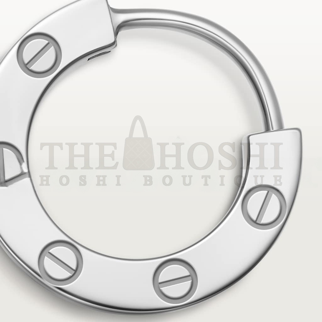 Ca*t1er LOVE 18K WHITE GOLD, D1am0nd EARRING, PAVED WITH D1am0ndS B8301424 Master Quality