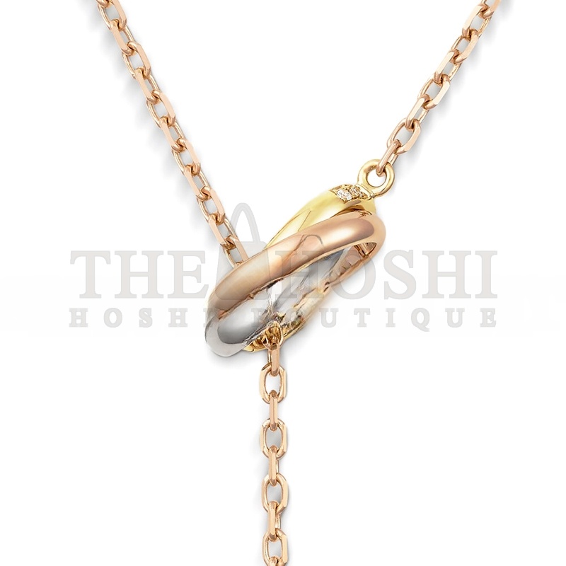 Ca*t1er TRINITY NECKLACE B7058500 Master Quality