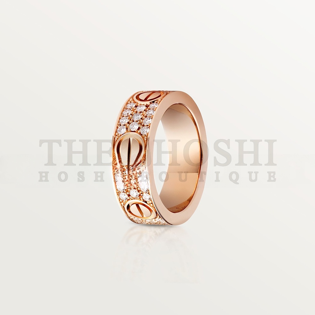 Ca*t1er  LOVE RING, D1am0nd-PAVED B4087600 Master Quality