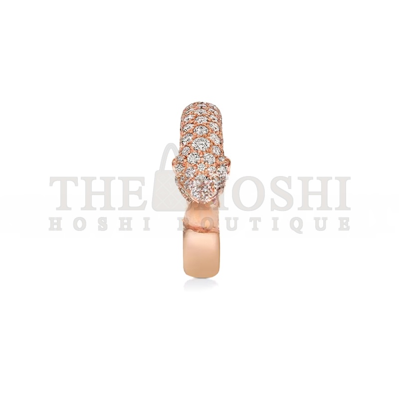 Ca*t1er PANTHÈRE DE Ca*t1er RING, SMALL MODEL, SEMI-PAVED N4765700 Master Quality