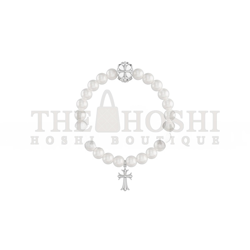 Ch*0me He**ts CROSSED PEARLS BRACELET Master Quality