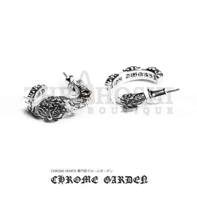 Ch*0me He**ts CROSS HOOP EARRING Master Quality