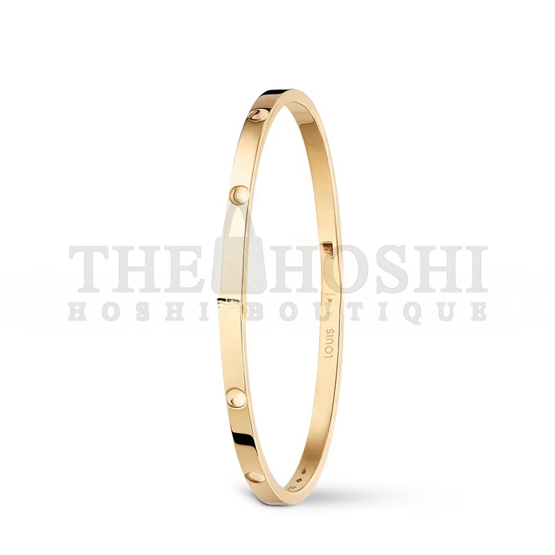 L0vis Vvtt0n EMPREINTE SMALL BANGLE, YELLOW GOLD Q05319 Master Quality