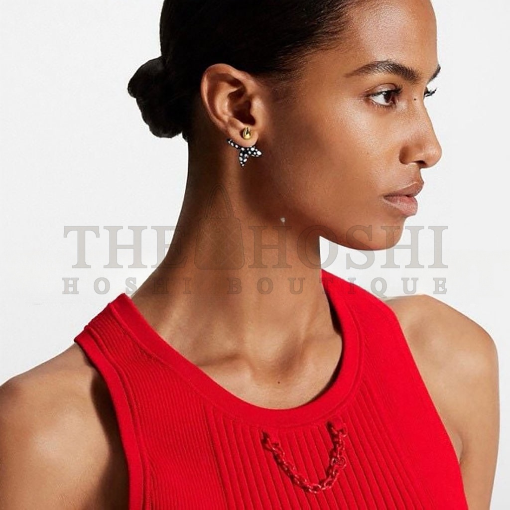 L0vis Vvtt0n X YAYOI KUSAMA L0visETTE INFINITY DOTS EARRINGS M01073 Master Quality