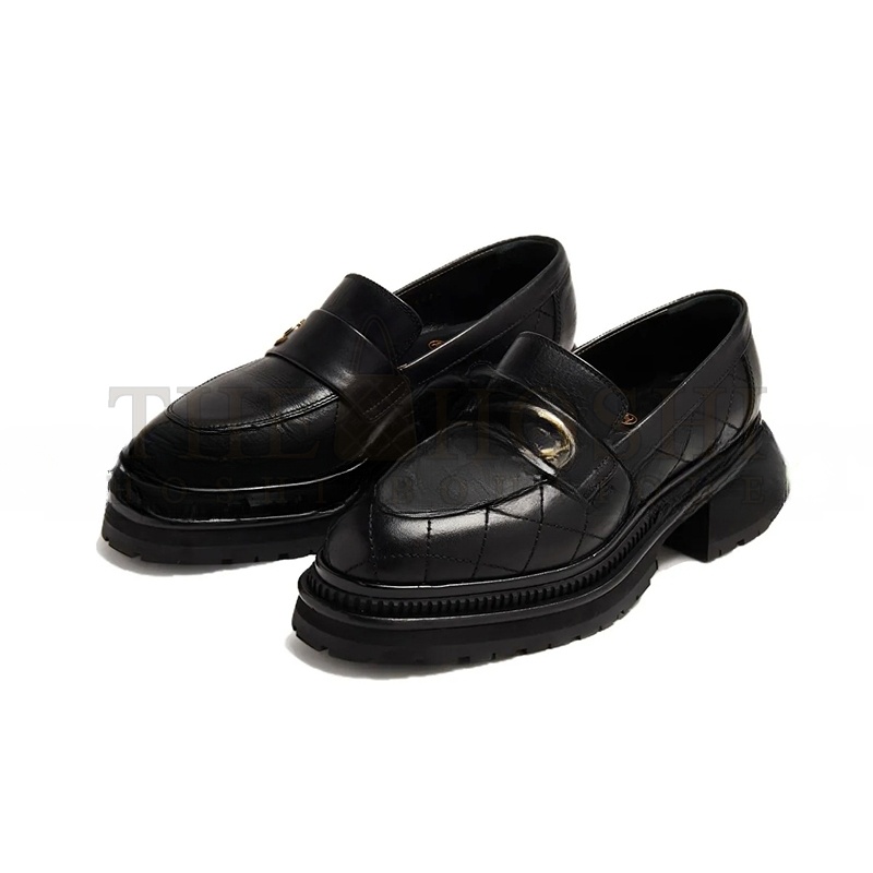 Ch**el WOMEN’S LOAFERS BLACK G45074 Master Quality