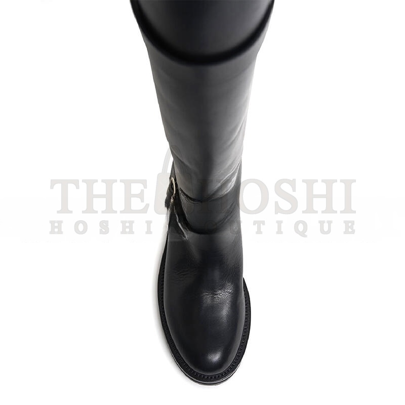 Y51 BIORK LEATHER BUCKLE BIKER BOOTS Master Quality