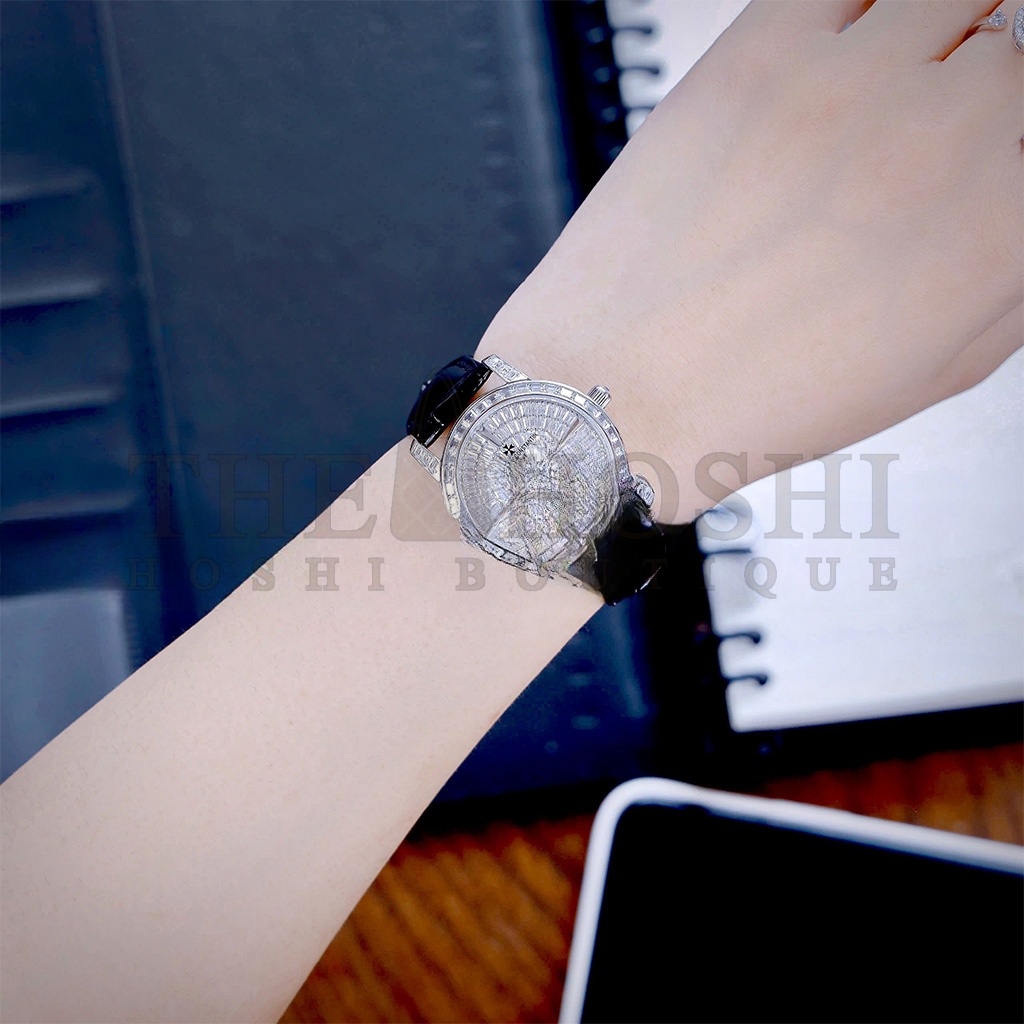 VACHERON C0nstan1n WHITE GOLD 40MM WATCH 81180/000G-9117 Master Quality