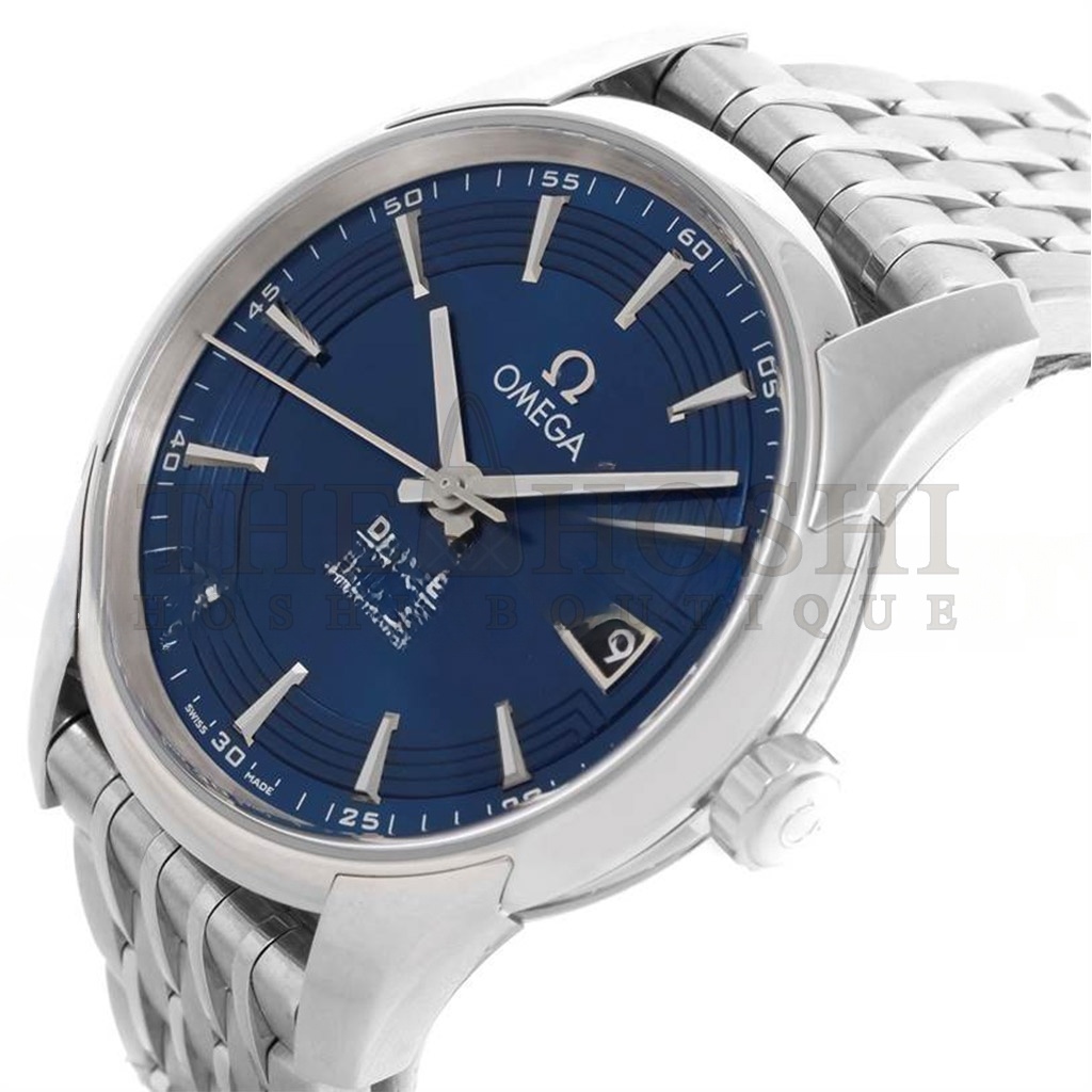 0me*ga DEVILLE HOUR VISION BLUE DIAL MENS 40MM WATCH 431.33.41.21.03.001 Master Quality