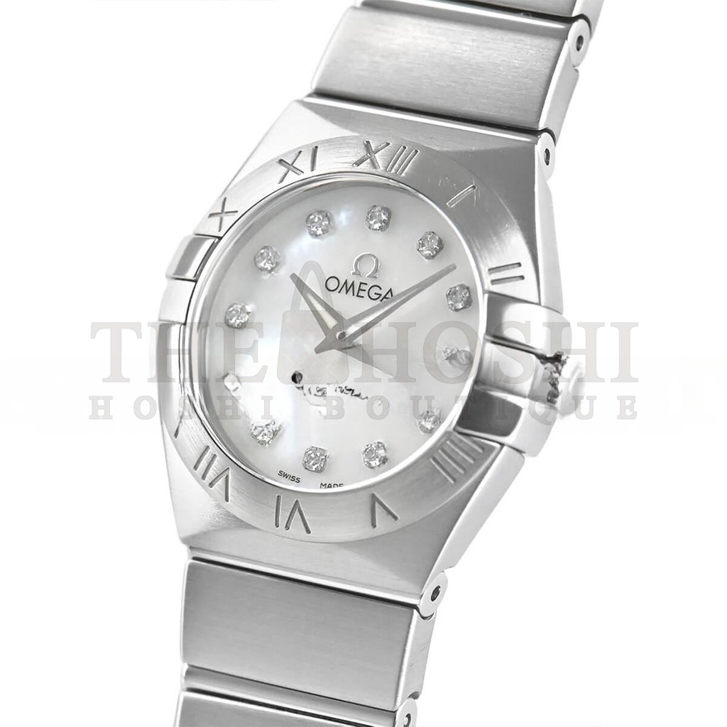 0me*ga CONSTELLATION QUARTZ 24MM 123.10.24.60.55.001 Master Quality