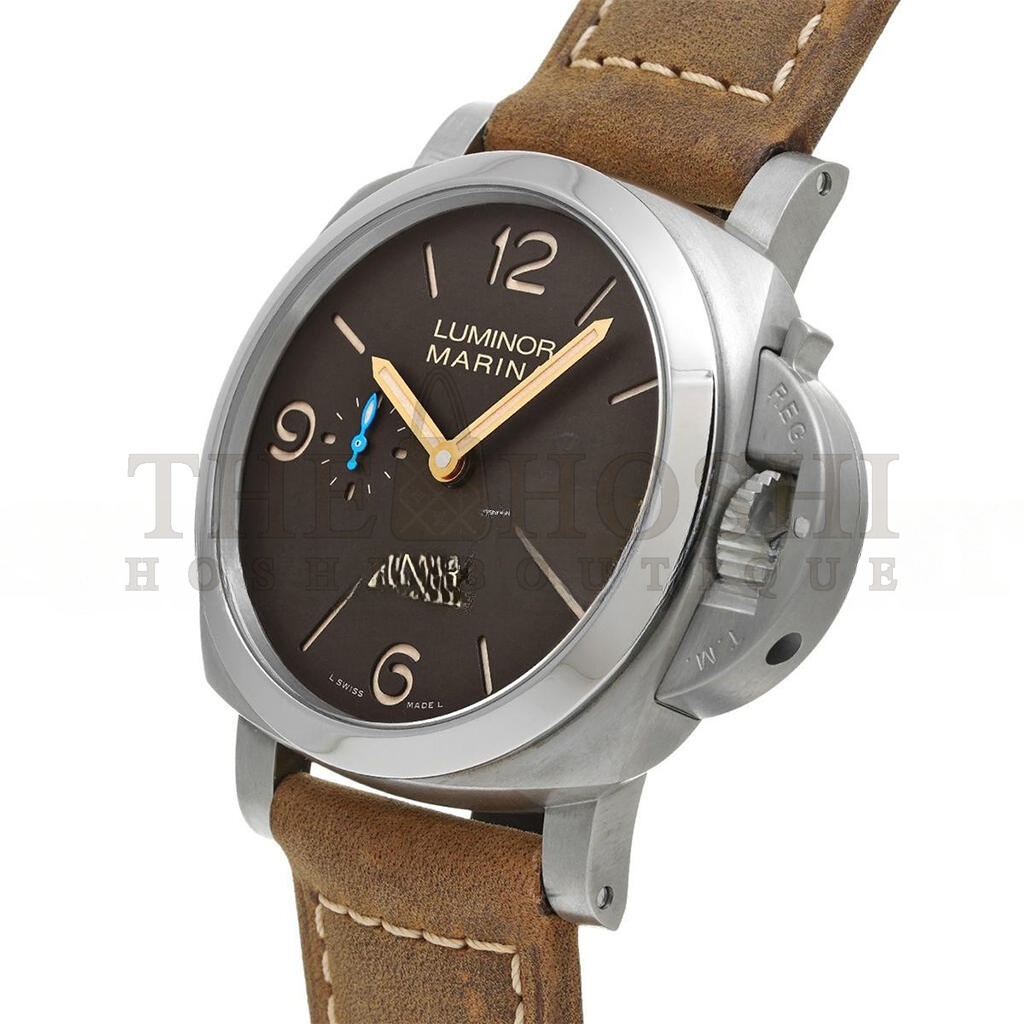 Pa*e*a1 LUMINOR MARINA AUTOMATIC BROWN DIAL 44 MM MEN