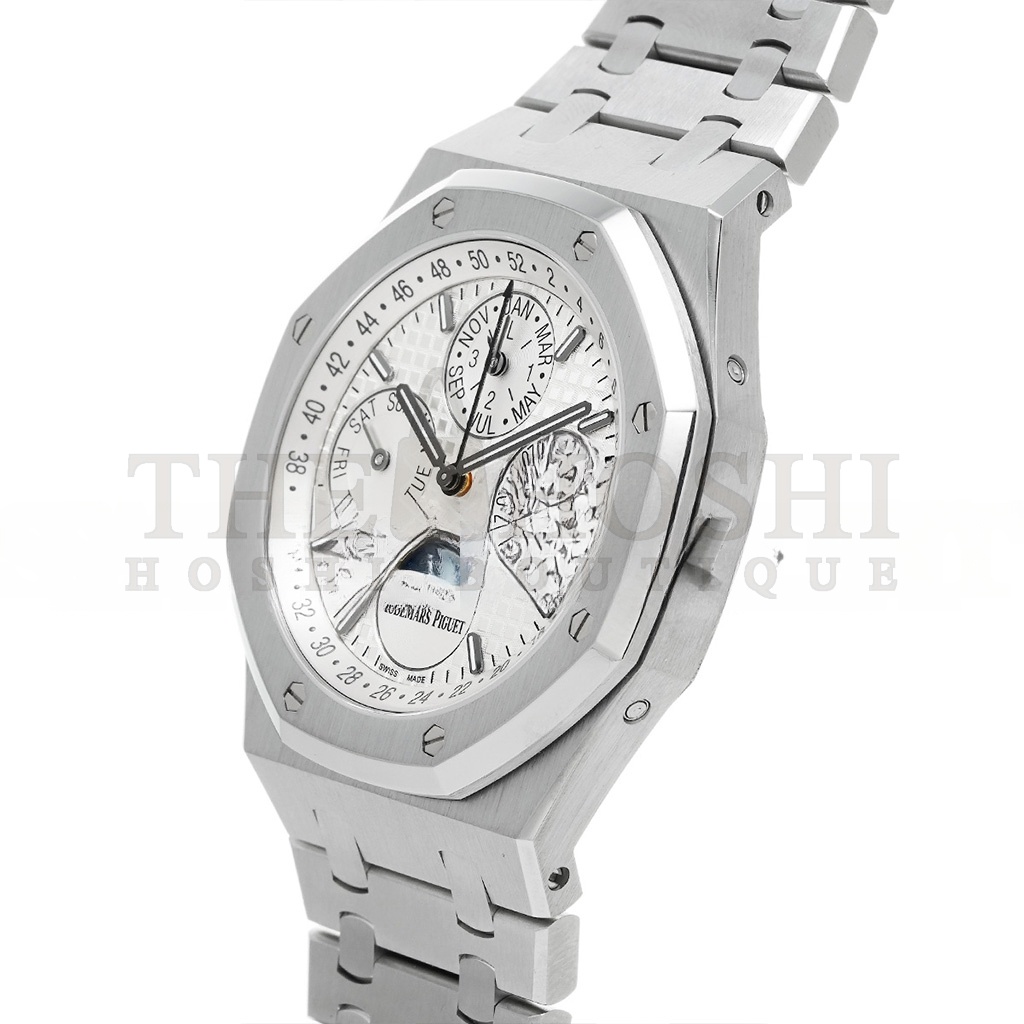 AUDEMARS P1g*et ROYAL OAK PERPETUAL CALENDAR STEEL WHITE DIAL 41MM WATCH 26574ST.OO.1220ST.01 Master Quality